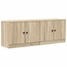 Oppbevaringsskap for loft seng 2 stk. Sonoma eik