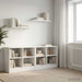 Sengeskap med hylle 2 pcs Hvit 66 x 33 x 48 cm Konstruert tre