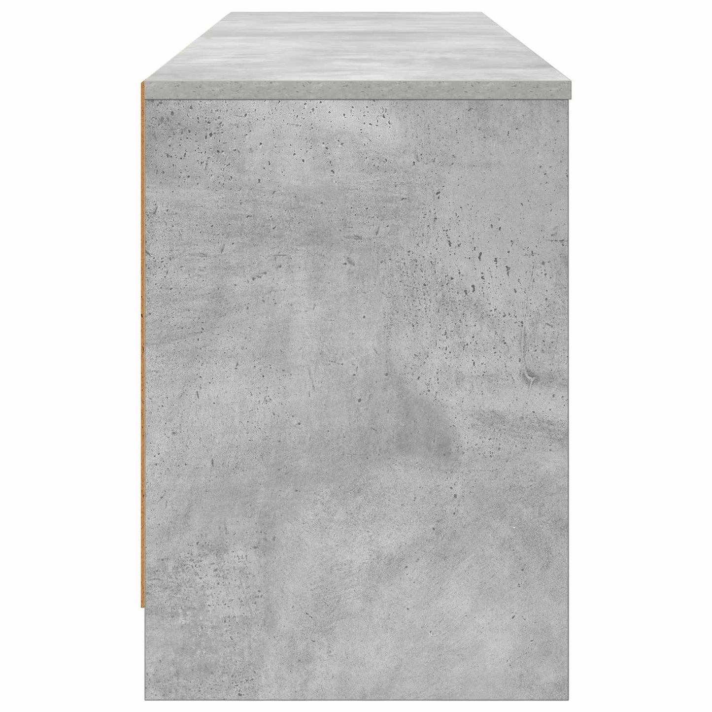 Sengeskap 2 pcs Betonggrå 66 x 33 x 48 cm Konstruert tre