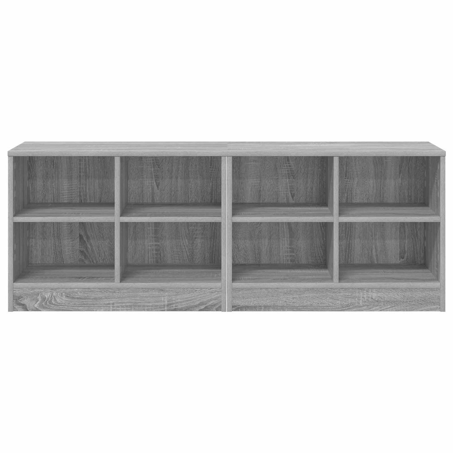 Sengeskap 2 pcs Grå Sonoma 66 x 33 x 48 cm Konstruert tre