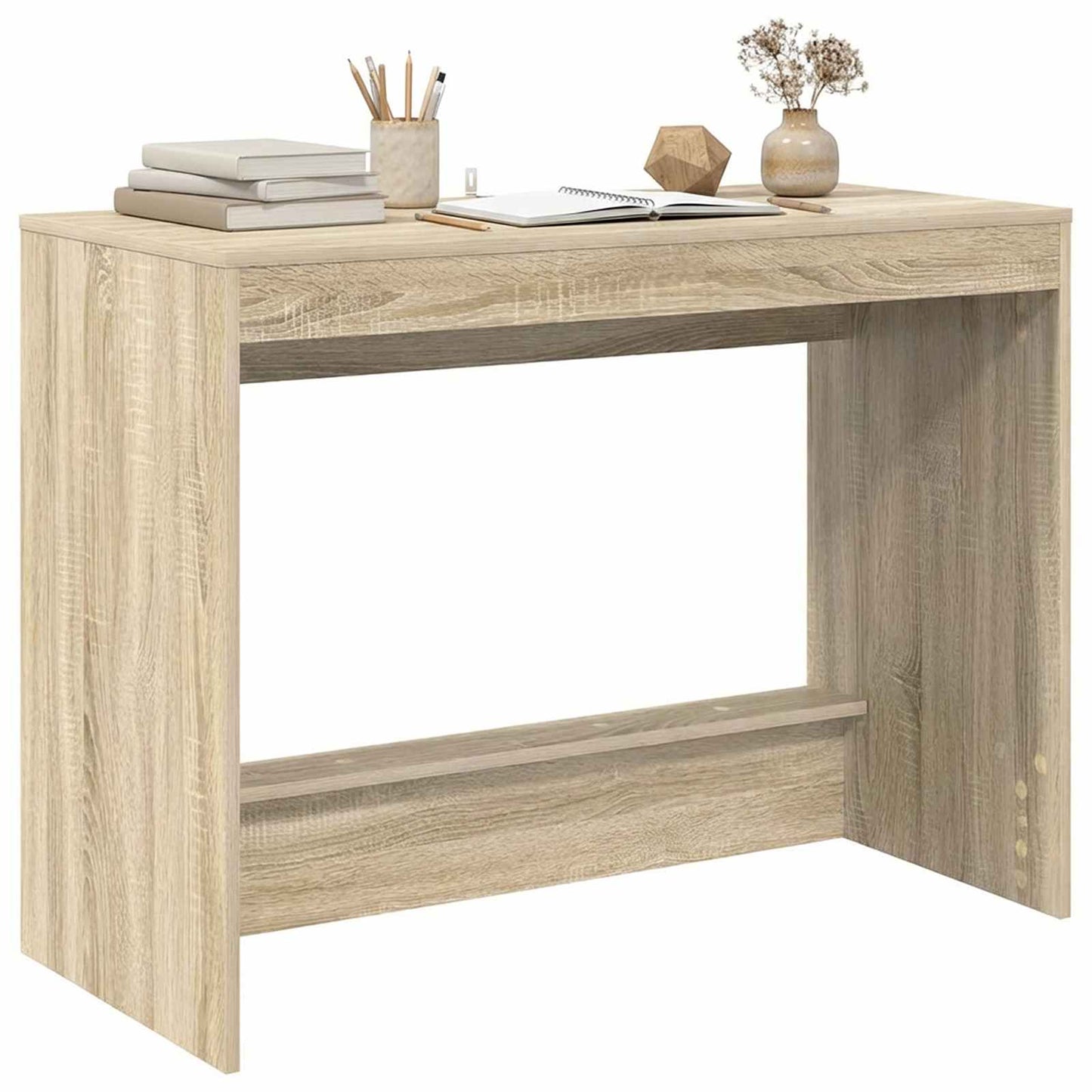 Seng Schreirbord Sonoma eik 100 x 45 x 75 cm Konstruert tre vidaXL