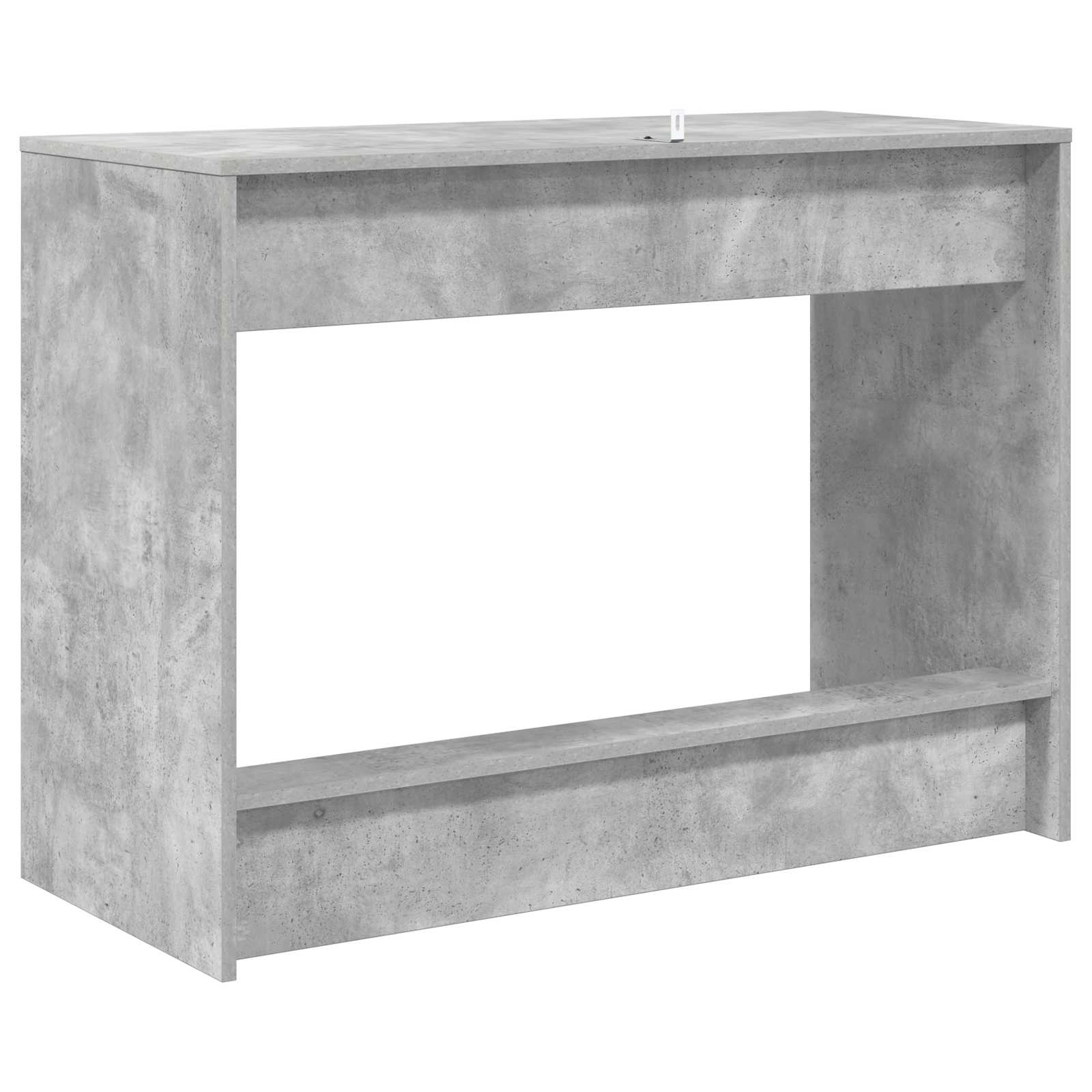 Seng Schreirbord Betonggrå 100 x 45 x 75 cm Konstruert tre vidaXL