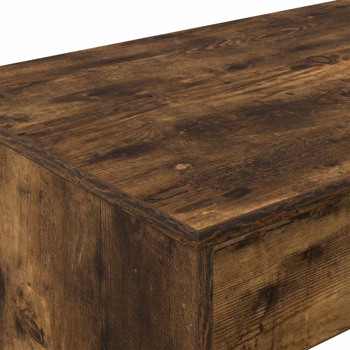 Seng Schreirbord Røkt eik 100 x 45 x 75 cm Konstruert tre vidaXL