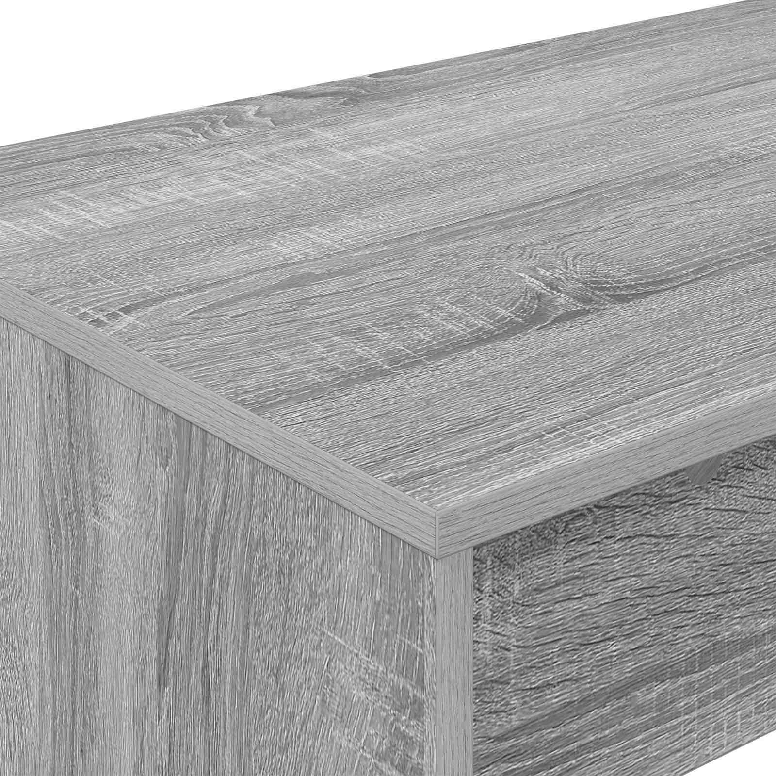 Seng Schreirbord Grå Sonoma 100 x 45 x 75 cm Konstruert tre vidaXL