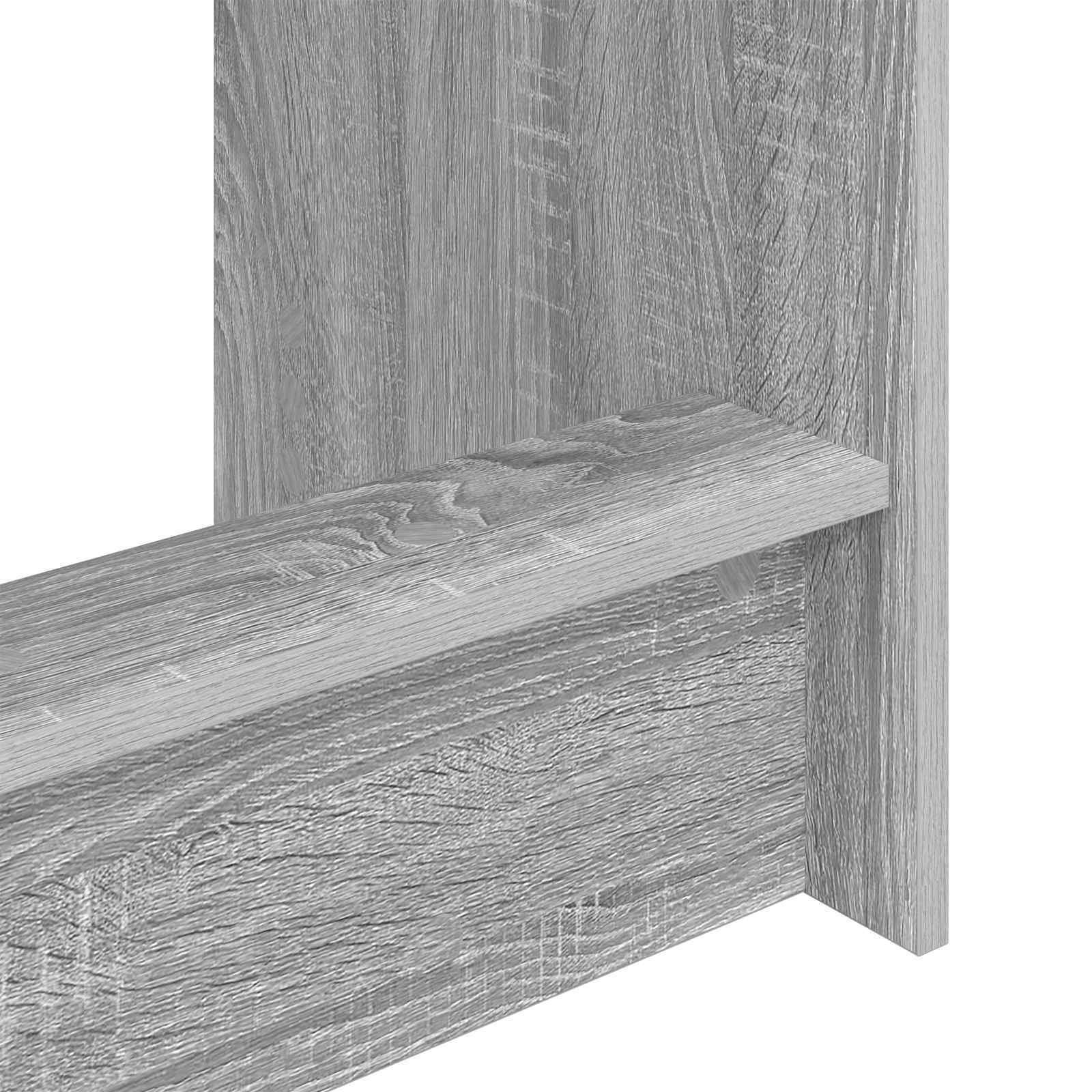 Seng Schreirbord Grå Sonoma 100 x 45 x 75 cm Konstruert tre vidaXL