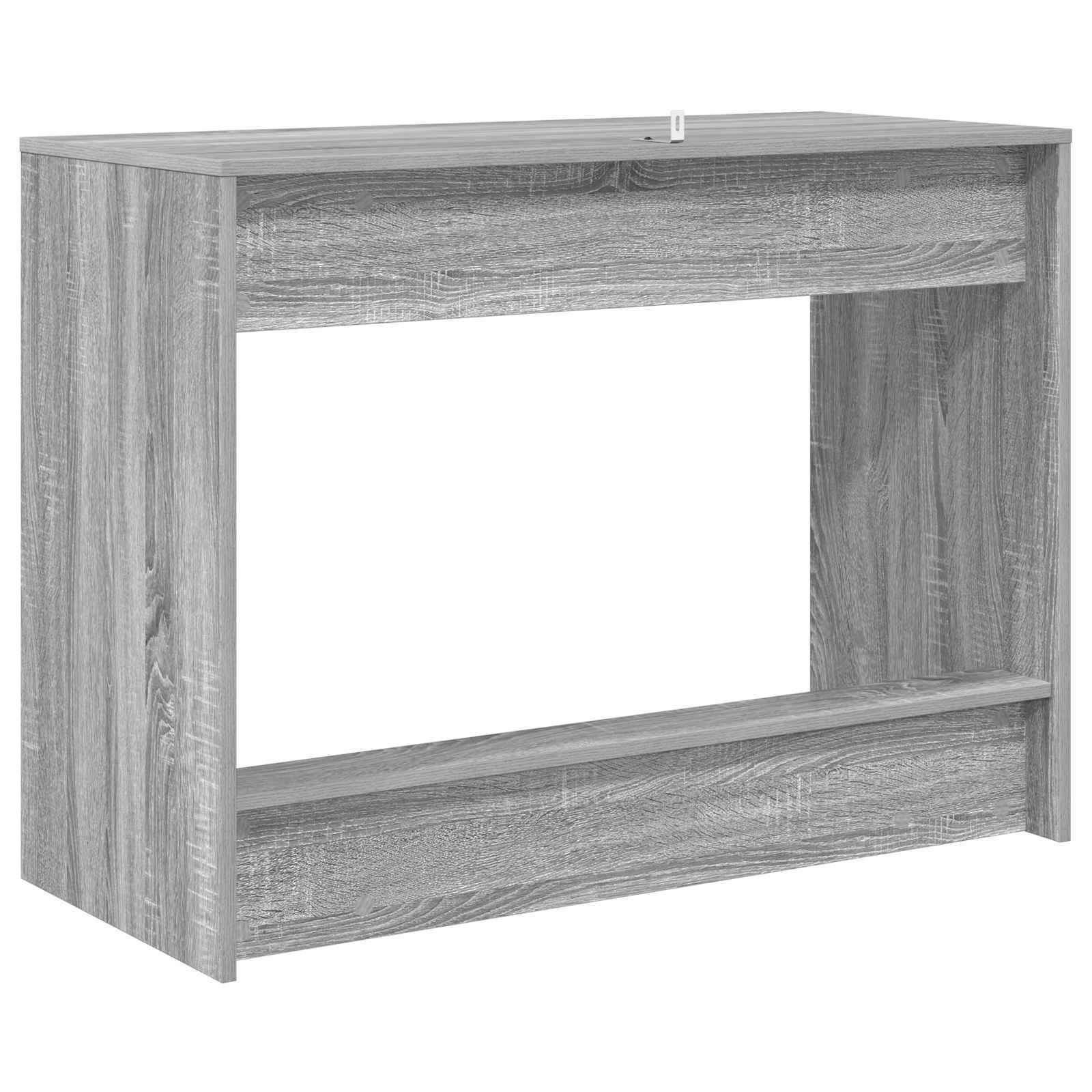 Seng Schreirbord Grå Sonoma 100 x 45 x 75 cm Konstruert tre vidaXL