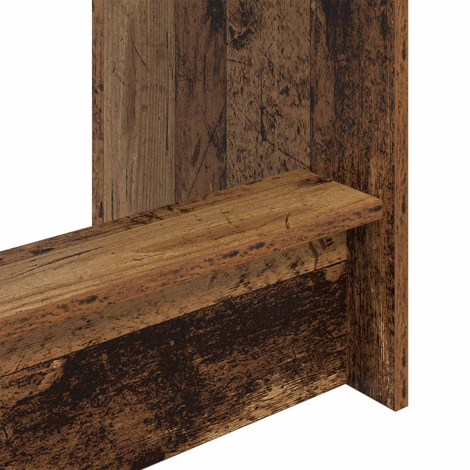Seng Schreirbord Gammelt tre 100 x 45 x 75 cm Konstruert tre vidaXL