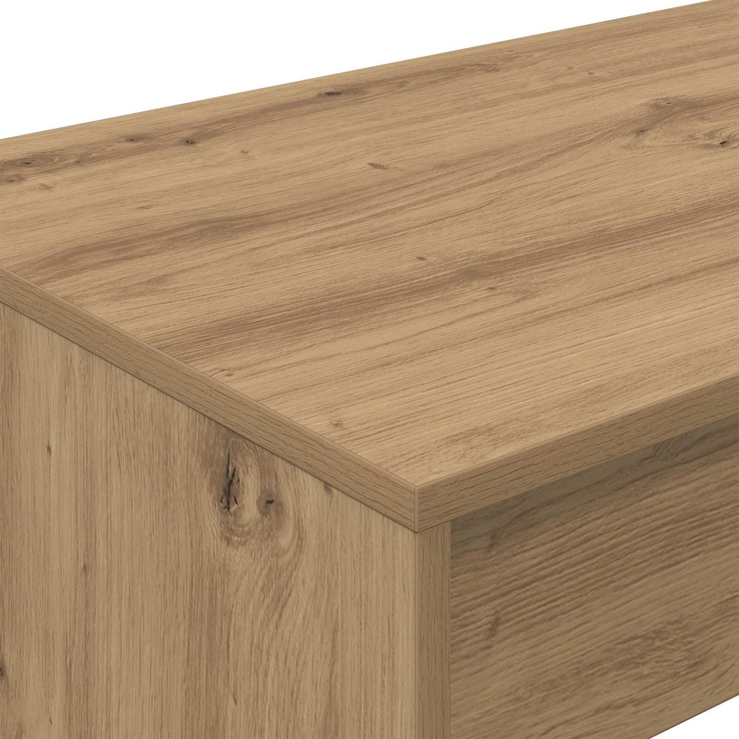 Seng Schreirbord Artisan Eik 100 x 45 x 75 cm Konstruert tre vidaXL
