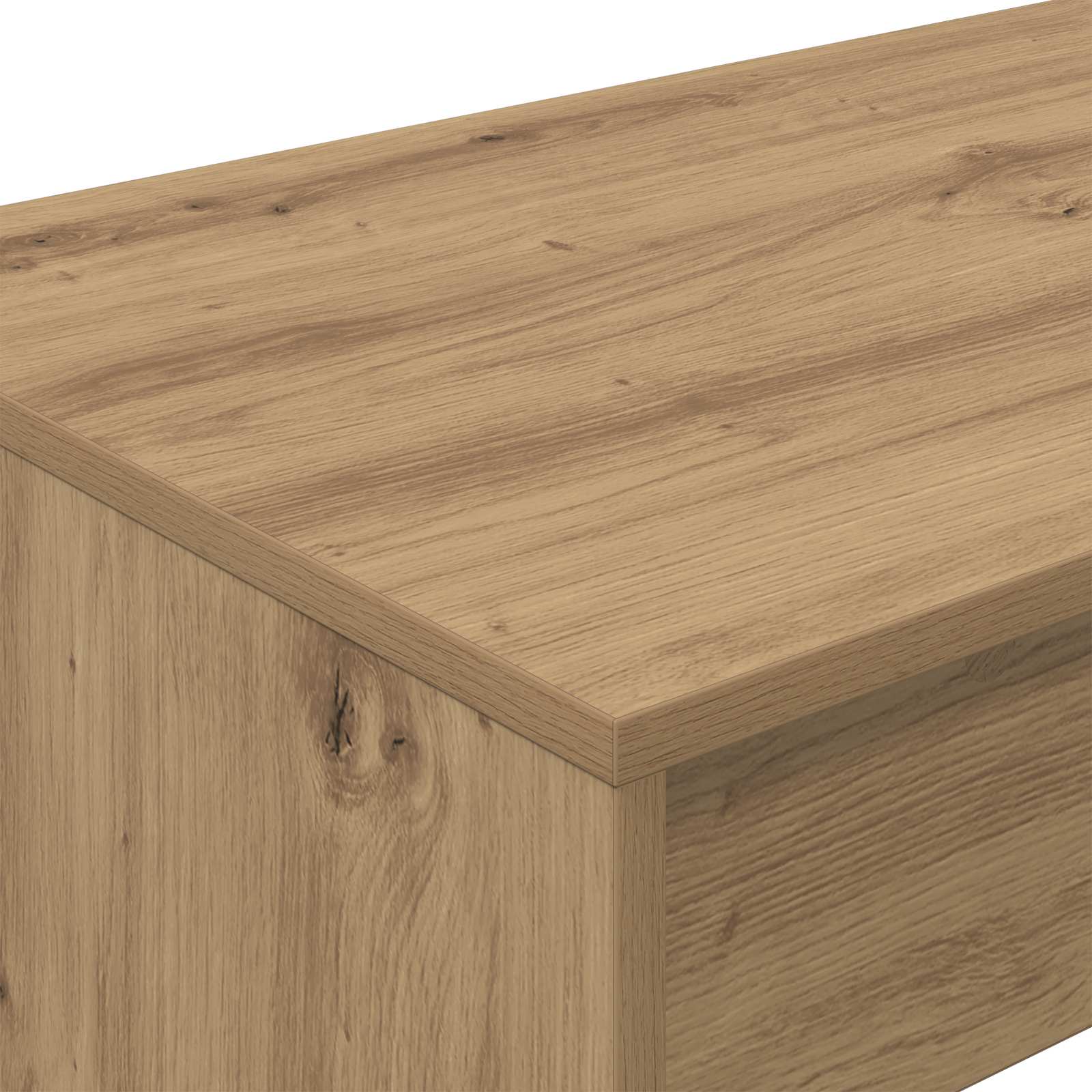 Seng Schreirbord Artisan Eik 100 x 45 x 75 cm Konstruert tre vidaXL