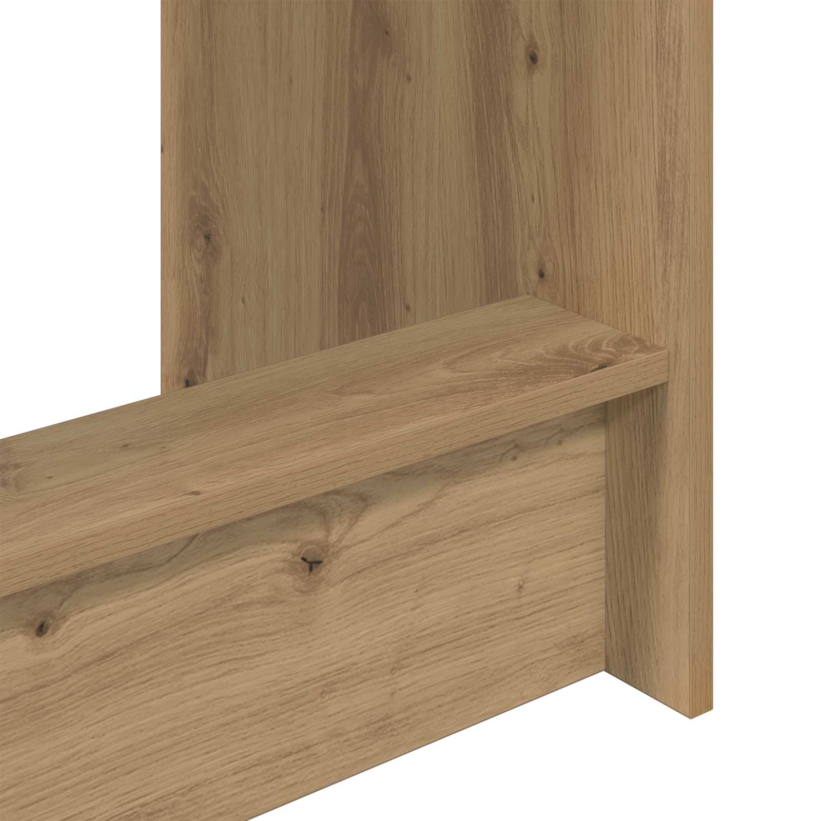 Seng Schreirbord Artisan Eik 100 x 45 x 75 cm Konstruert tre vidaXL