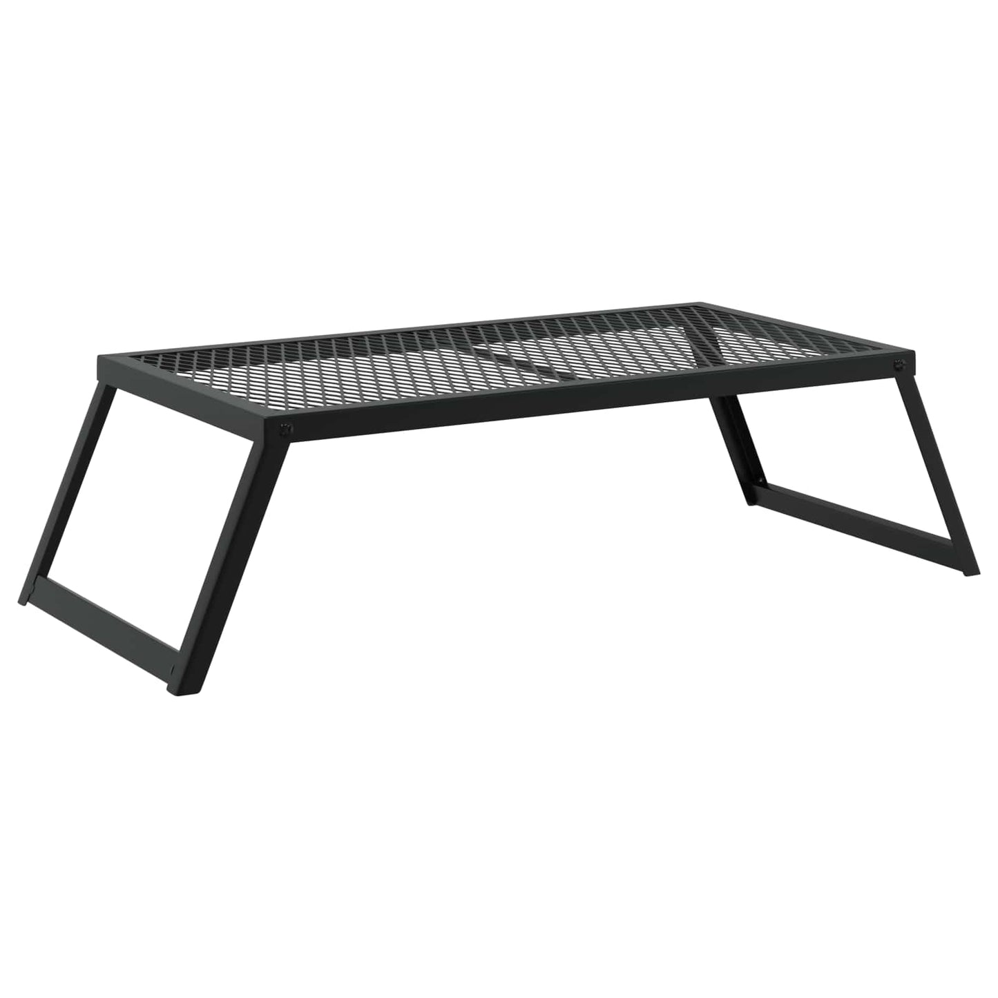 Sammenleggbar Campinggrill Svart 58 x 31 x 2 cm Legert stål