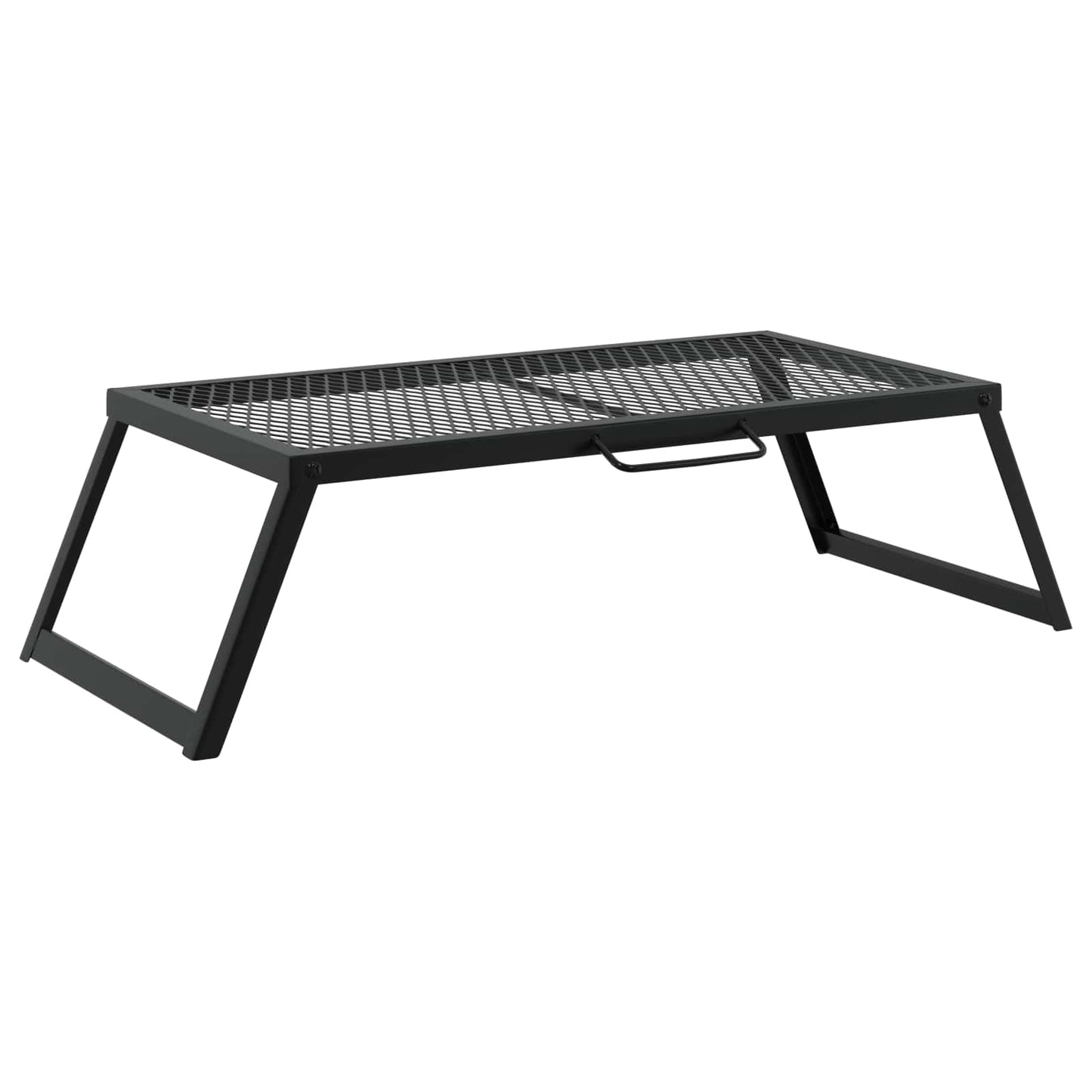 Sammenleggbar Campinggrill Svart 58 x 31 x 2 cm Legert stål