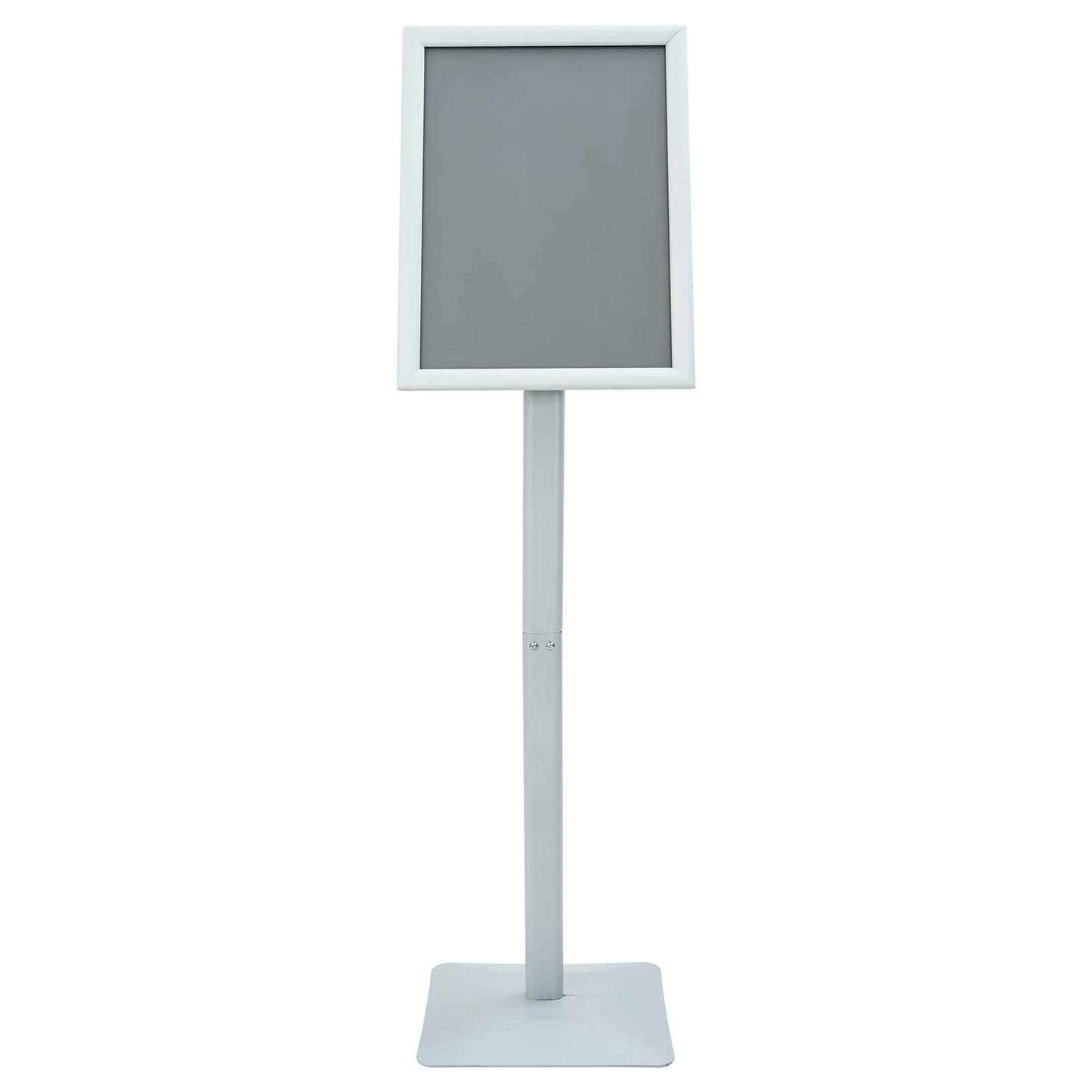 Pedestal plakatstativ sølv 32,5 x 27 x 126 cm Gjutjern