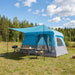 Familietelt med tak Blå 380 x 260 x 190 cm Polyester