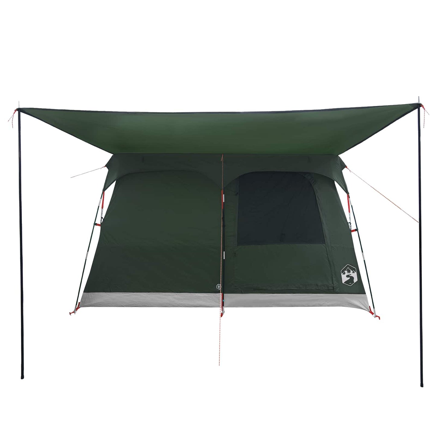 Familietelt med tak Army grønn 380 x 260 x 190 cm Polyester