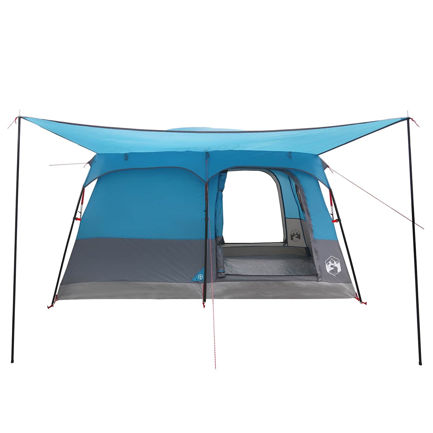 Familietelt med tak Blå 420 x 305 x 200 cm Polyester og stål