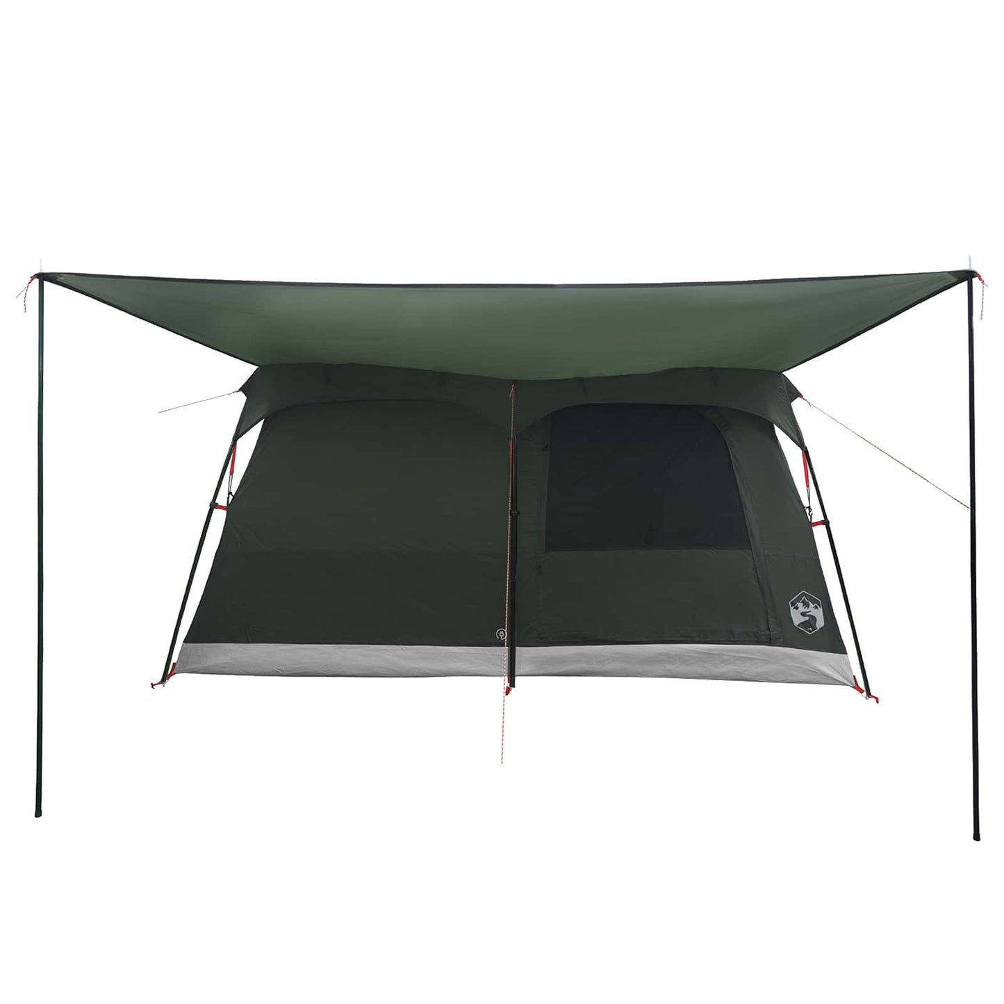 Familietelt Army grønn 500 x 400 x 230 cm Polyester og stål