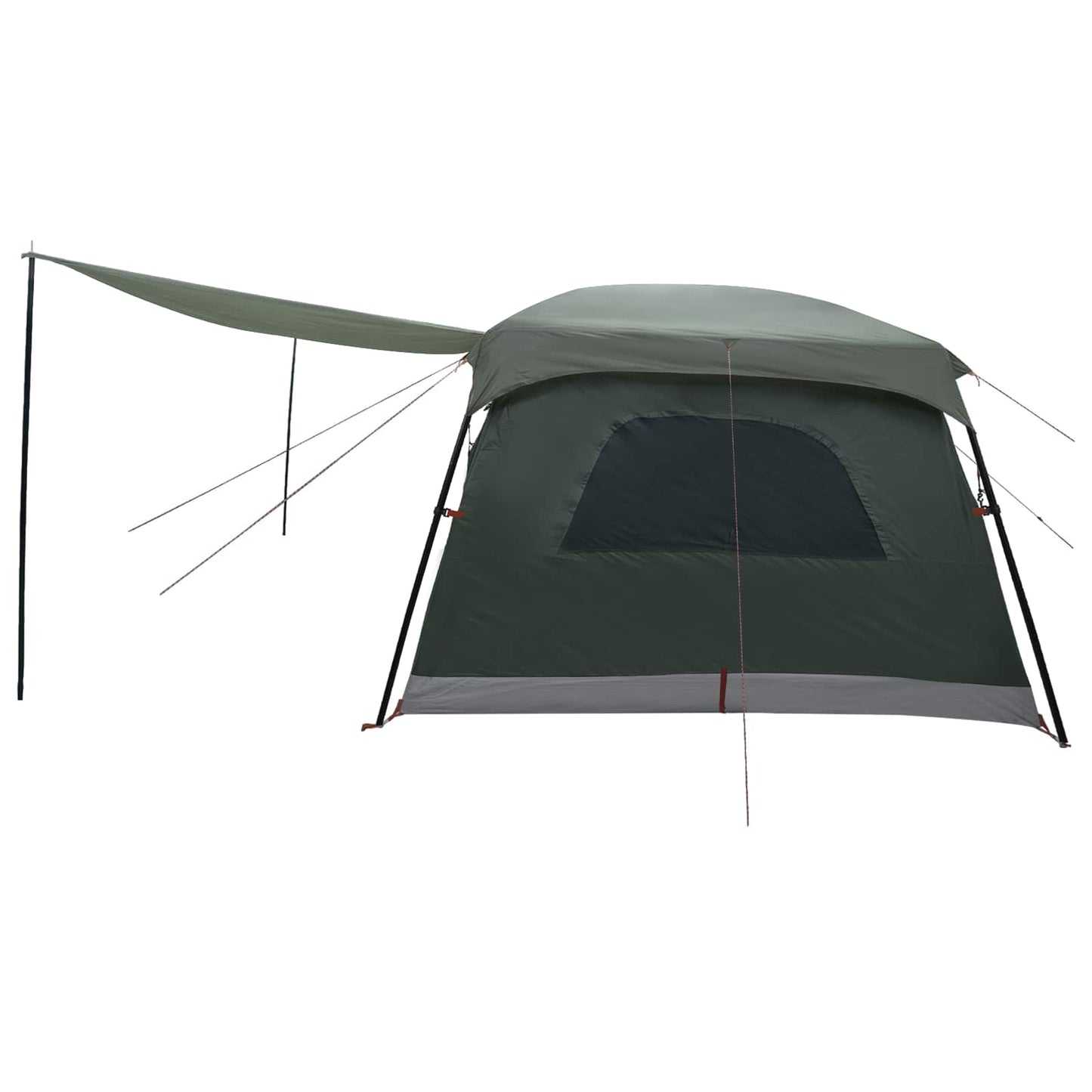 Familietelt Army grønn 500 x 400 x 230 cm Polyester og stål