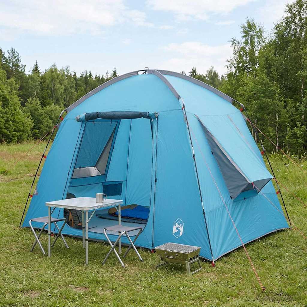 Hyttetelt med tak Blå 210 x 210 x 138 cm Polyester