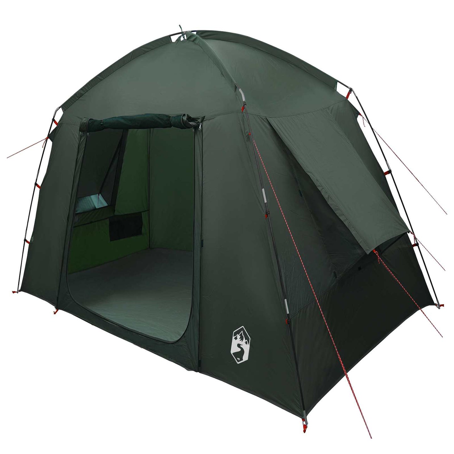 Hyttetelt med tak Army grønn 210 x 210 x 138 cm Polyester