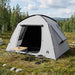 Hyttetelt med tak Hvit Blackout 210 x 210 x 138 cm Polyester