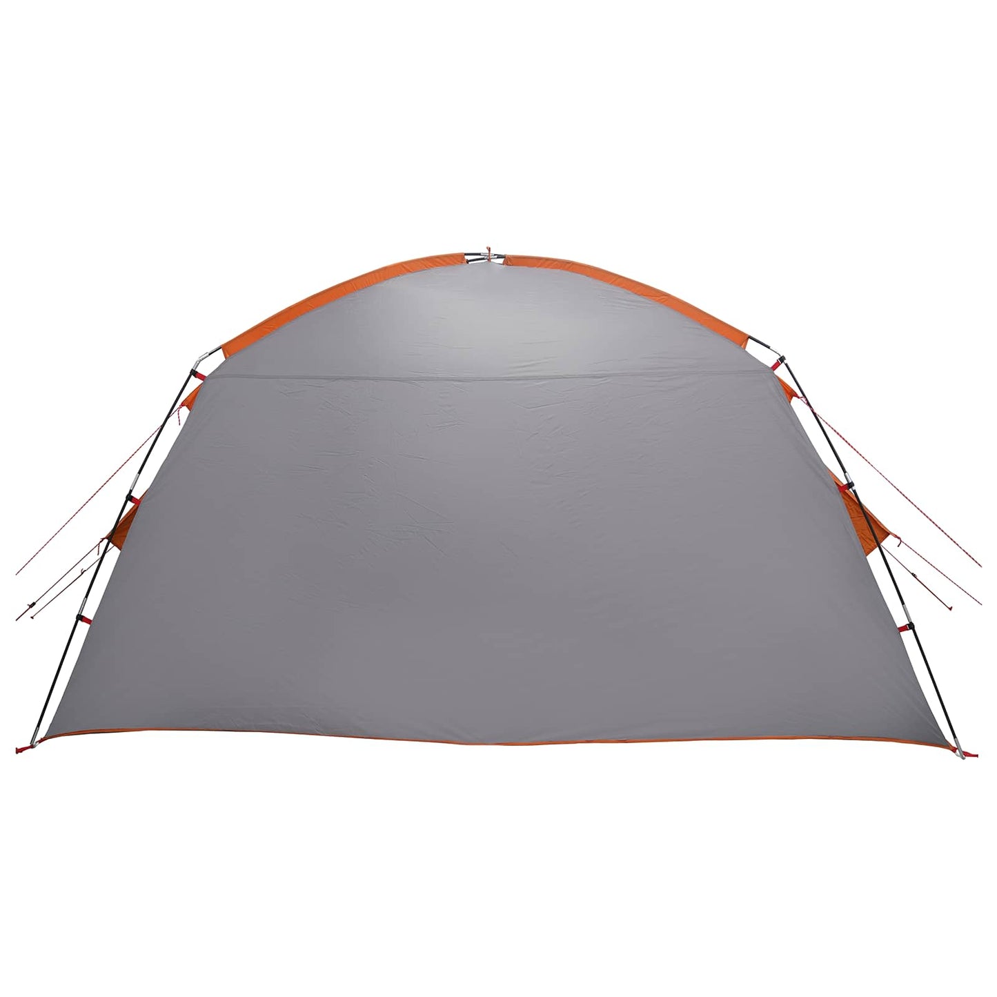 Hyttetelt med tak Grå og Oransje 300 x 210 x 156 cm Polyester