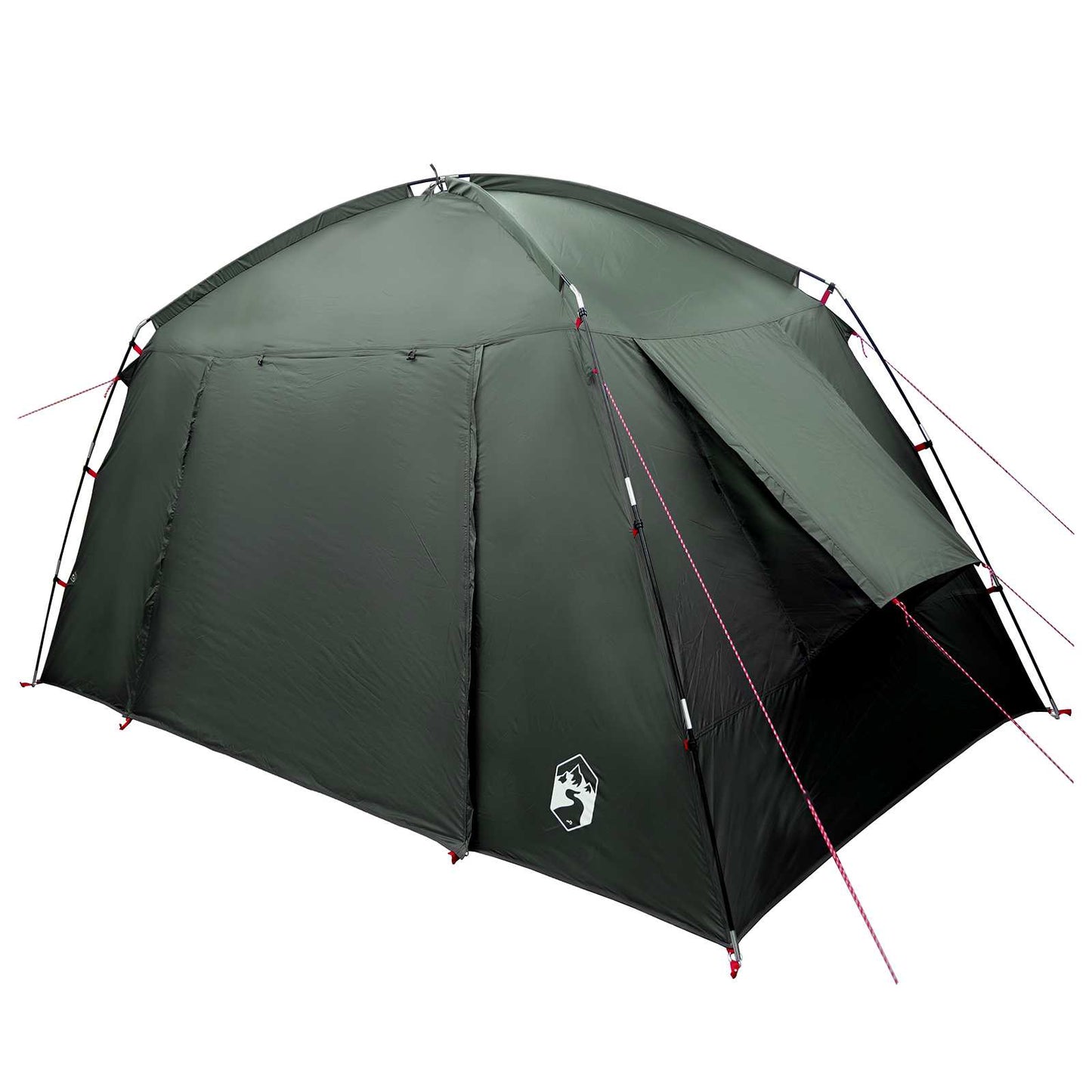 Hyttetelt med tak Army grønn 300 x 210 x 156 cm Polyester