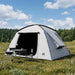 Hyttetelt med tak Hvit Blackout 300 x 210 x 156 cm Polyester