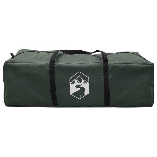 Hyttetelt med tak Army grønn 400 x 210 x 180 cm Polyester