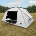 Hyttetelt med tak Hvit Blackout 400 x 210 x 180 cm Polyester
