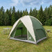 Camping Telt med Regntrekk Vanntett Grønn 245 x 245 x 149 cm