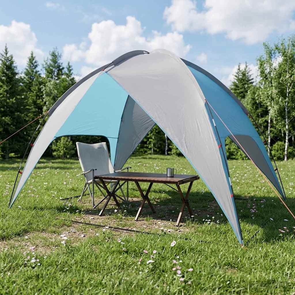 Camping Telt med Regntrekk Vanntett Blå 245 x 245 x 149 cm