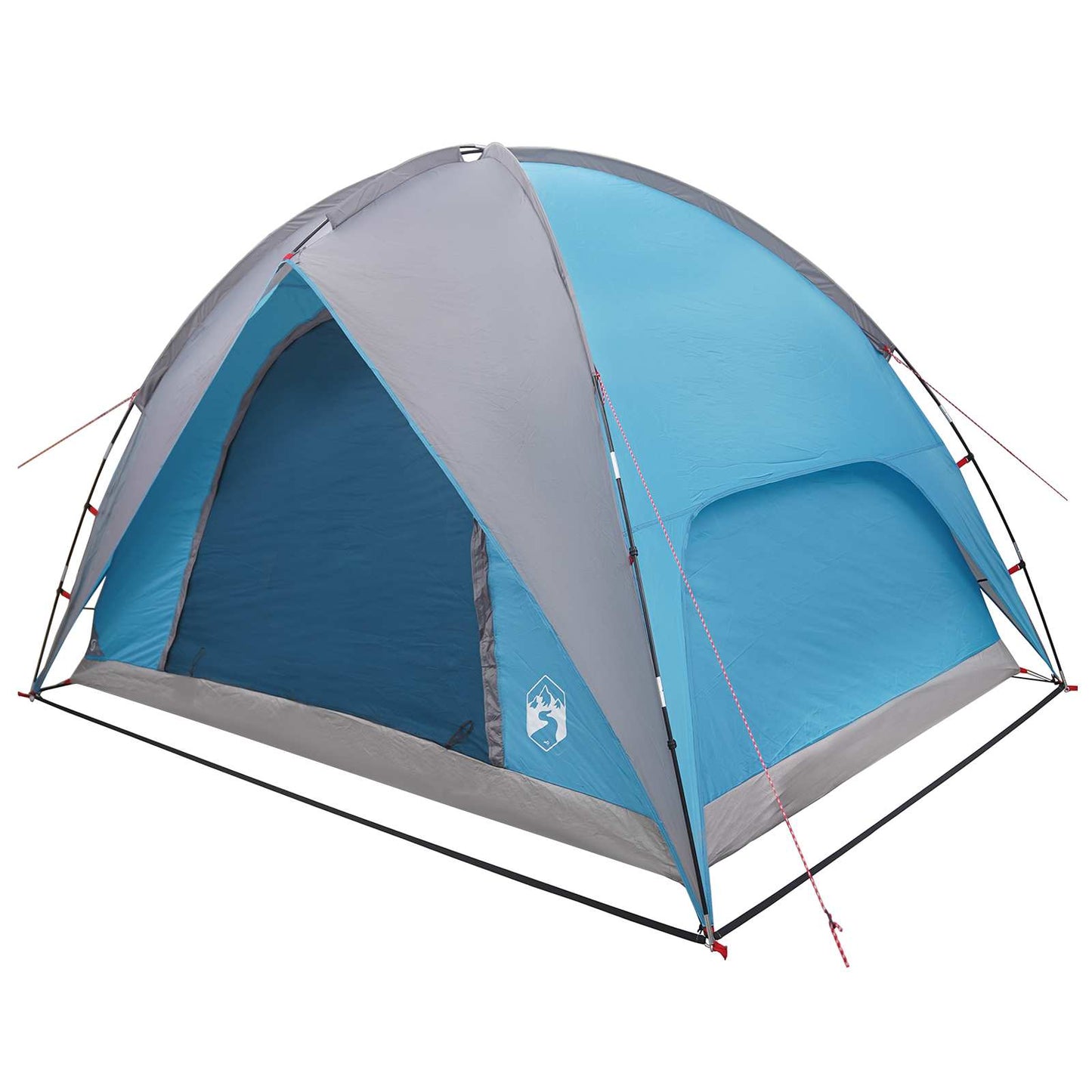 Camping Telt med Regntrekk Vanntett Blå 245 x 245 x 149 cm