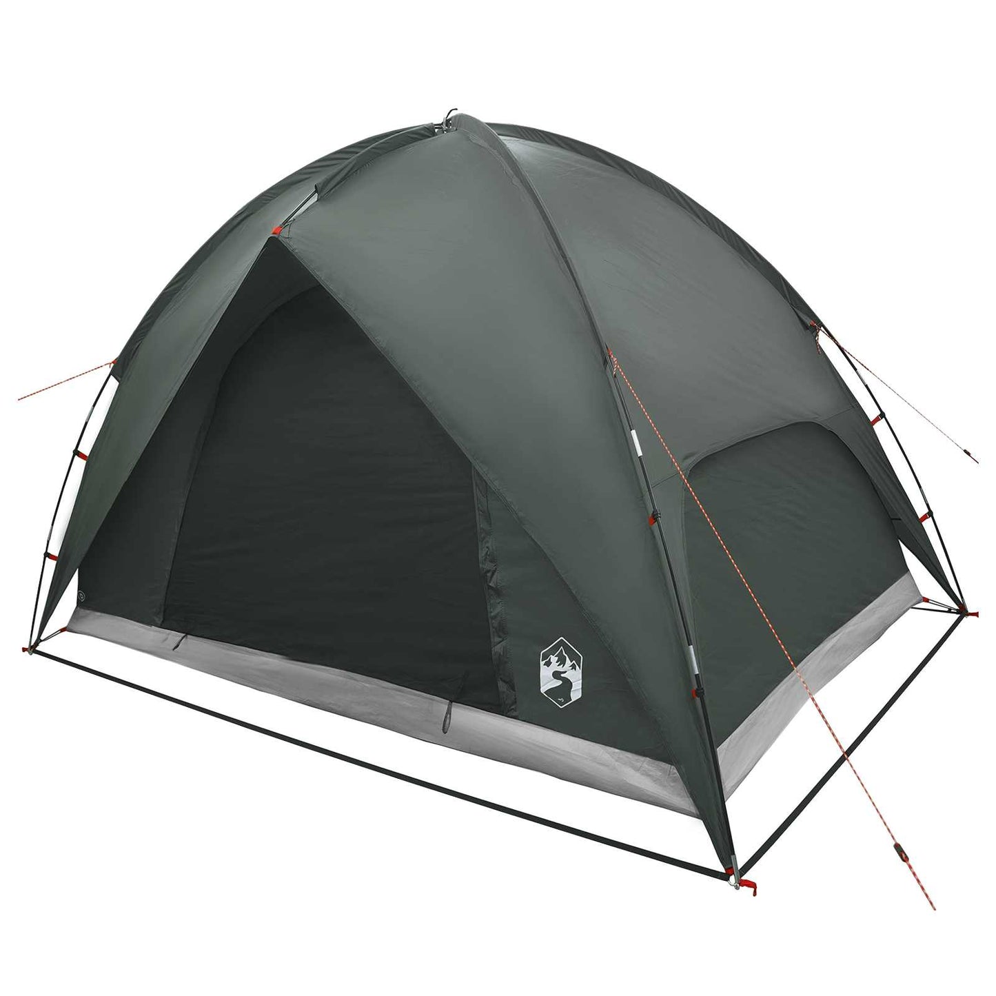Camping Telt med Regntrekk Vanntett Kuppel Army grønn