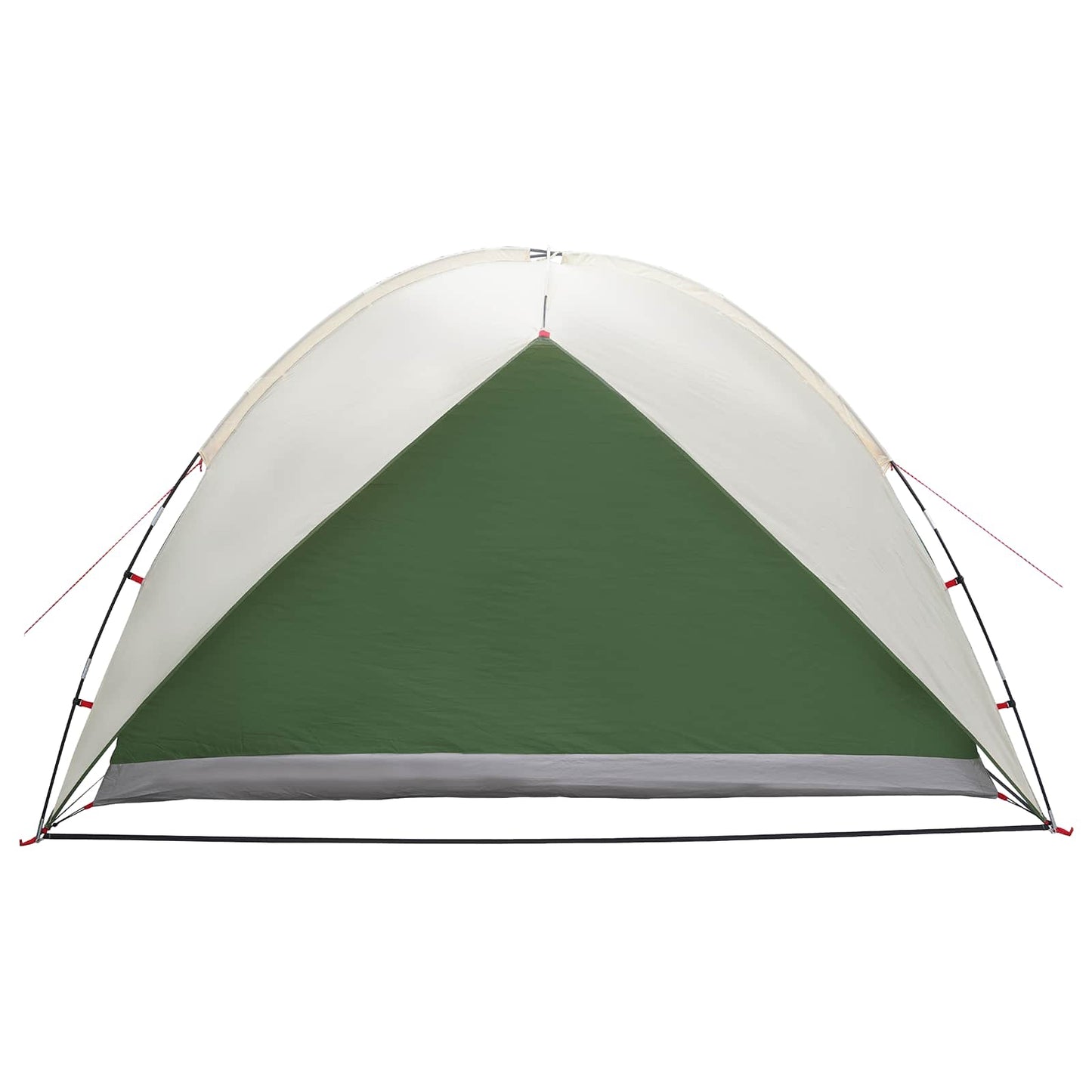 Camping Telt med Regntrekk Vanntett Kuppel Grønn 4 personer