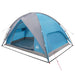 Camping Telt med Regntrekk Vanntett Blå 310 x 245 x 160 cm
