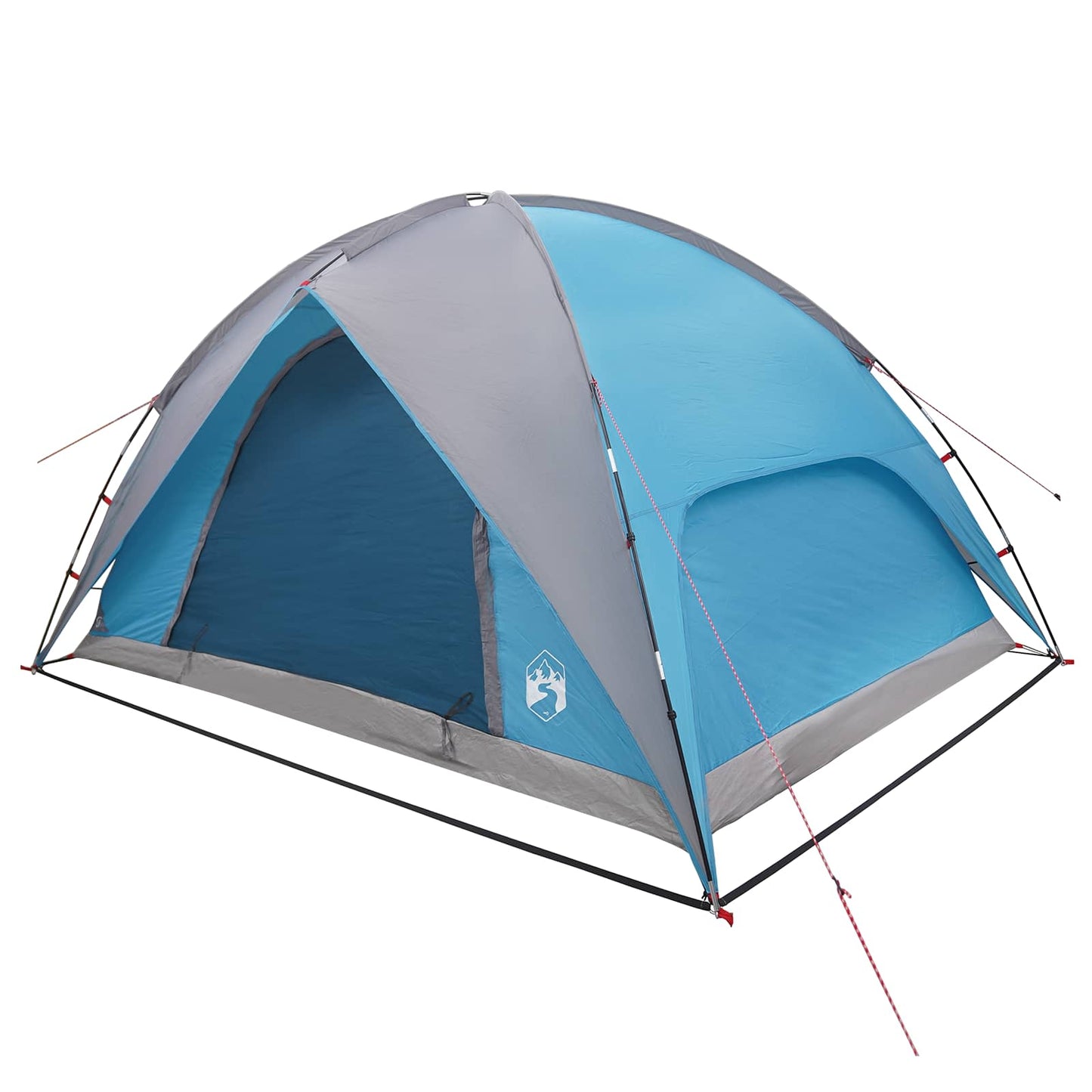 Camping Telt med Regntrekk Vanntett Blå 310 x 245 x 160 cm