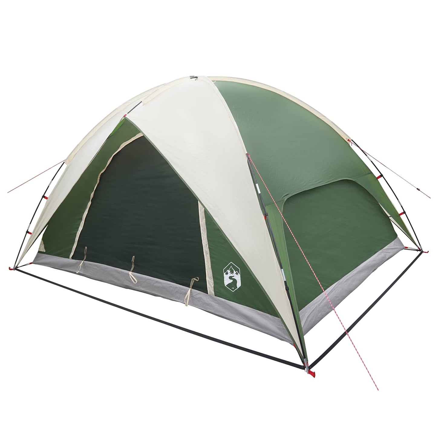 Camping Telt med Regntrekk Vanntett Grønn 360 x 245 x 185 cm