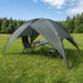 Camping Telt med Regntrekk Vanntett Kuppel Army grønn