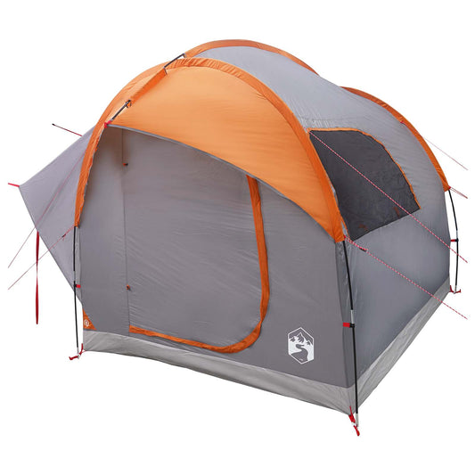 Bil telt Grå og Oransje 239 x 210 x 210 cm Polyester og stål