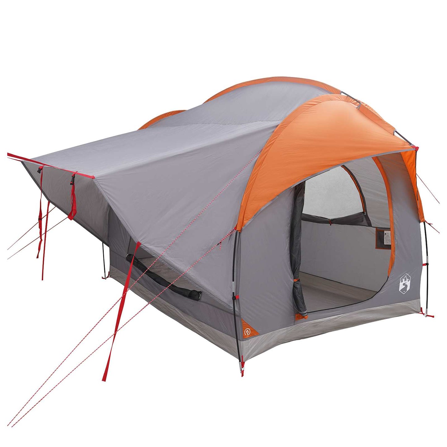 Bil telt Grå og Oransje 239 x 210 x 210 cm Polyester og stål