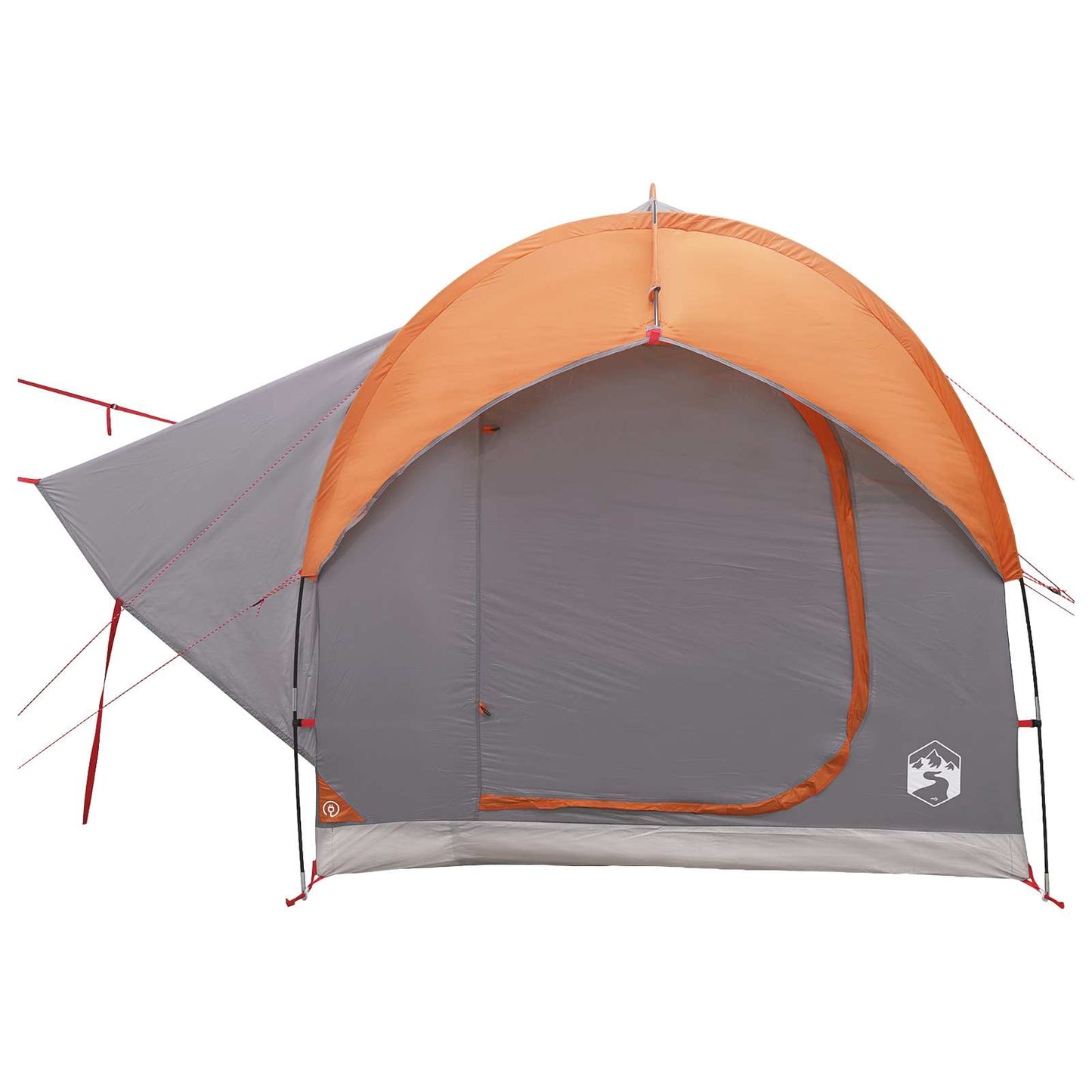 Bil telt Grå og Oransje 239 x 210 x 210 cm Polyester og stål