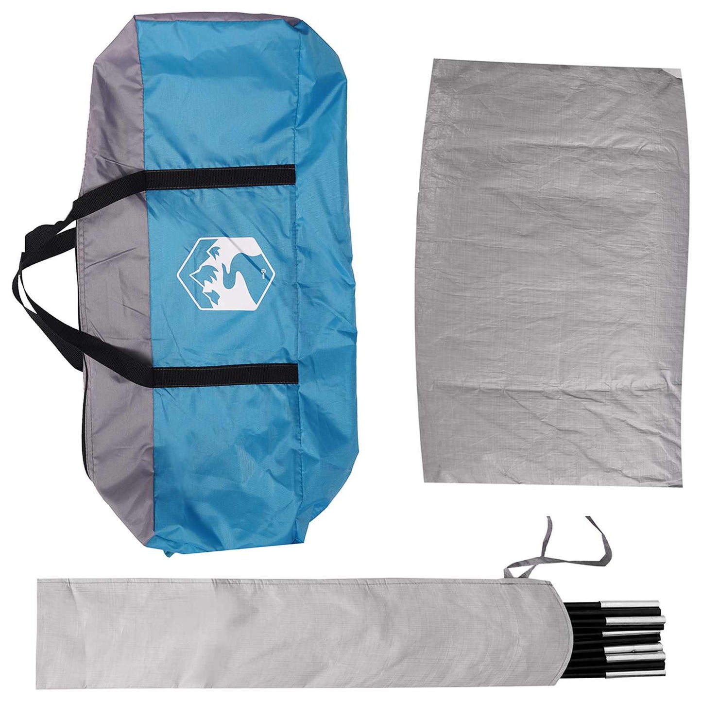 Bil telt med tak Blå 200 x 170 x 170 cm Polyester og stål