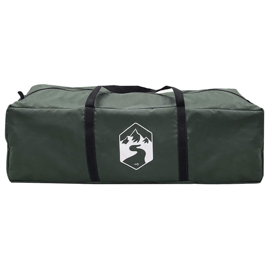 Baksetetelt med regntak Vanntett Army grønn 250 x 250 x 220 cm
