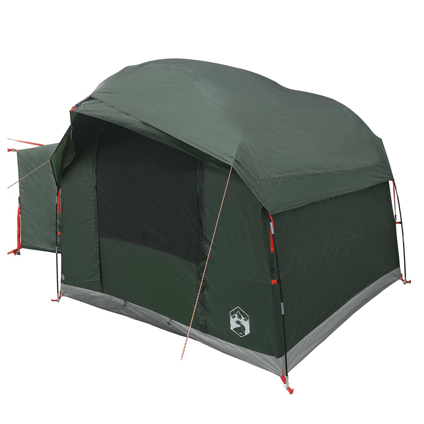 Baksetetelt med regntak Vanntett Army grønn 250 x 250 x 220 cm