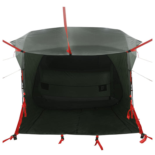 Baksetetelt med regntak Vanntett Army grønn 250 x 250 x 220 cm