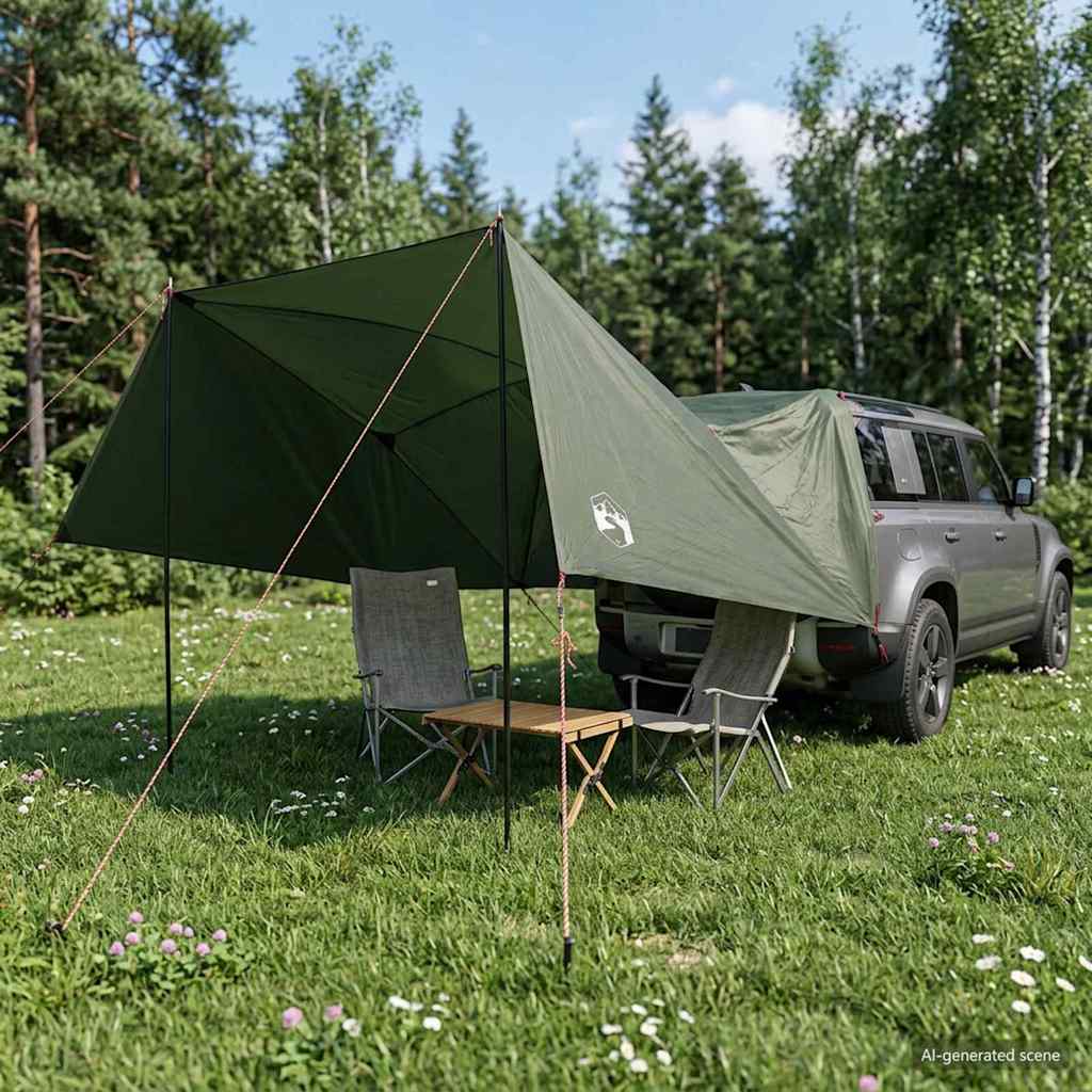 Bil telt Army grønn 308 x 215 x 220 cm Polyester og stål