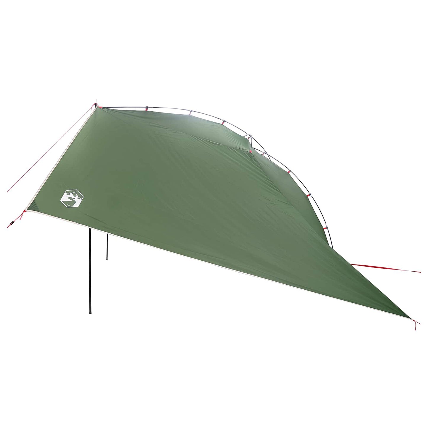 Bil telt med tak Grønn 350 x 250 cm Polyester og stål