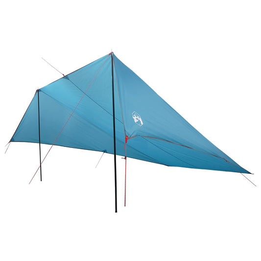 Bilmarkise med tak Blå 518 x 580 x 215 cm Polyester og stål