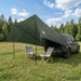 Bilmarkise Army grønn 518 x 580 x 215 cm Polyester og stål
